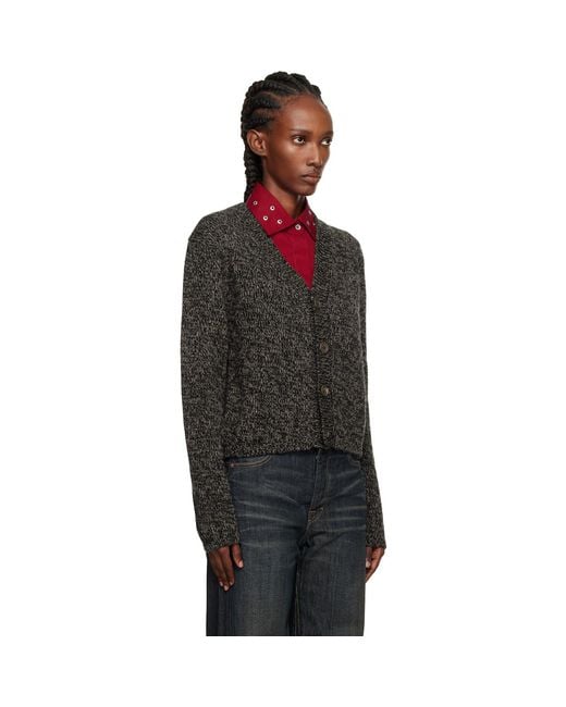 Our Legacy Academy Cardigan in Black | Lyst
