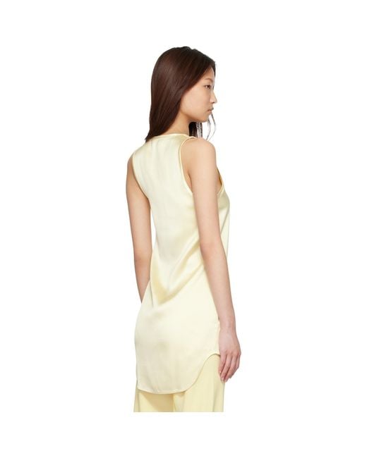 Wardrobe NYC Natural Liquid Tank Top