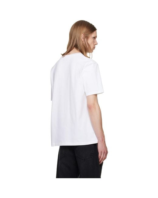 Balmain White Two-Pack & Vintage' T-Shirts for men