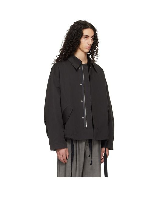 Studio Nicholson Black Comba Jacket for men