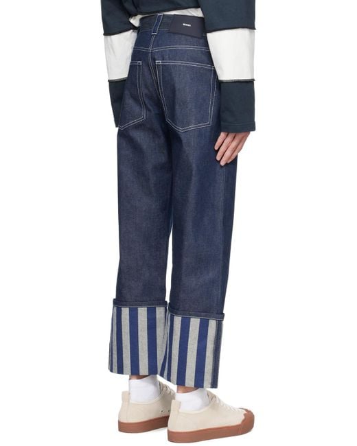 Sunnei Blue Bellidentro Jeans for men