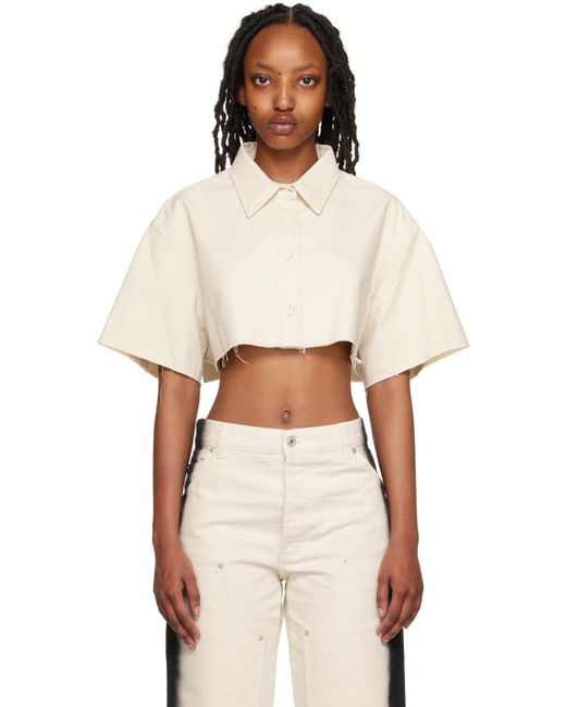 Heron Preston Natural White Ex-ray Shirt