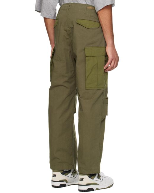 Pantalon cargo kaki à poches Nanamica pour homme en coloris Green
