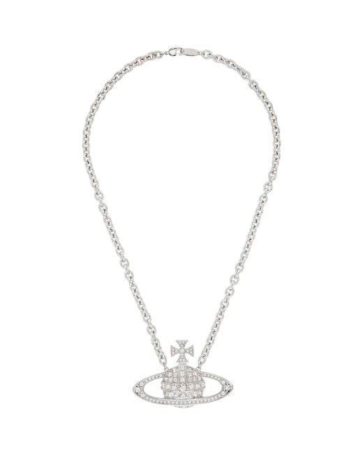Vivienne Westwood White Bas Relief Necklace for men