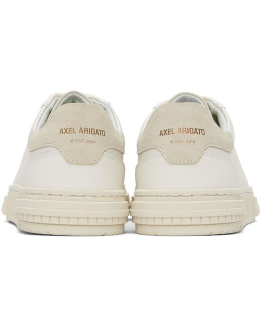 Axel Arigato Black White & Beige Atlas Toe Cap Sneakers for men