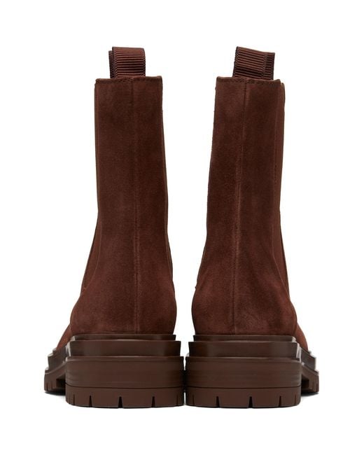 Gianvito Rossi Brown Chester Chelsea Boots