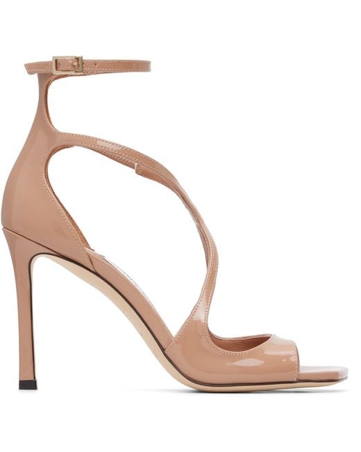 Jimmy Choo Metallic Azia 95 Heeled Sandals