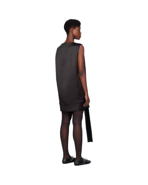 we11done Black Strap Minidress