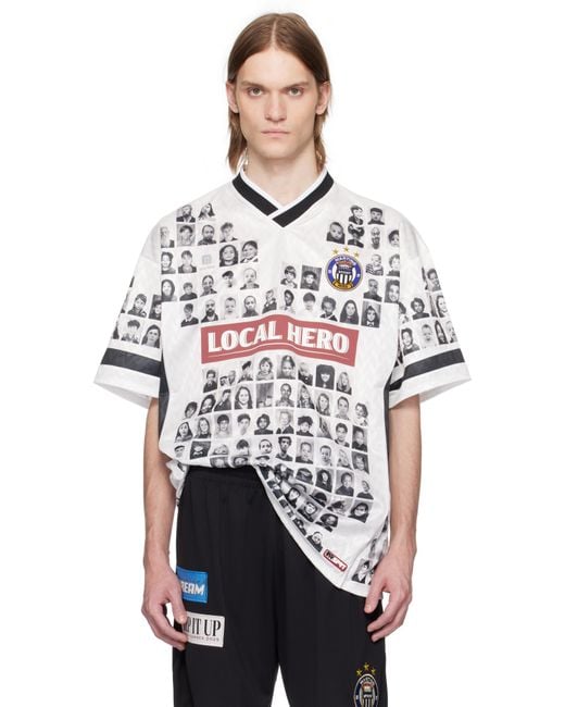ウェア Martine Rose PRINTED FOOTBALL TOP \
