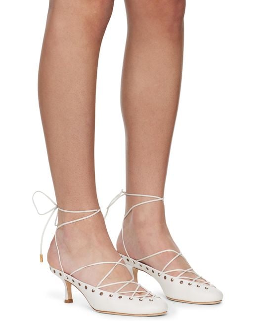 Chloé ホワイト ギリー ミュール Multicolor