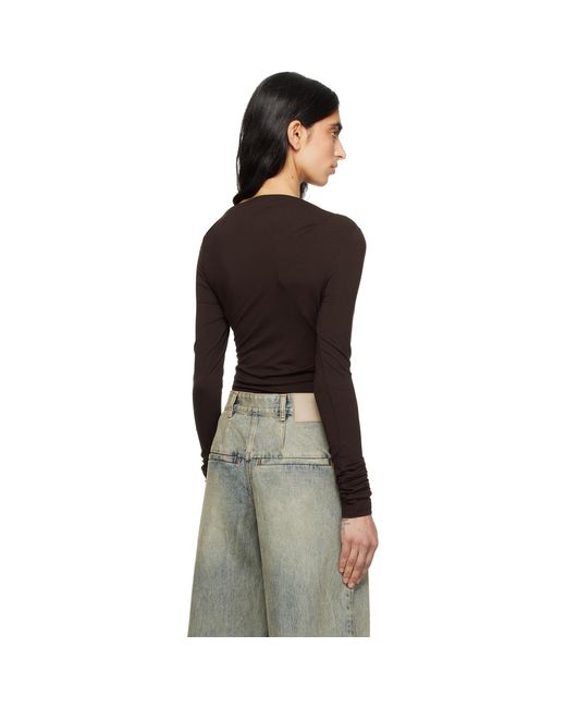 Entire studios Black Drape Top