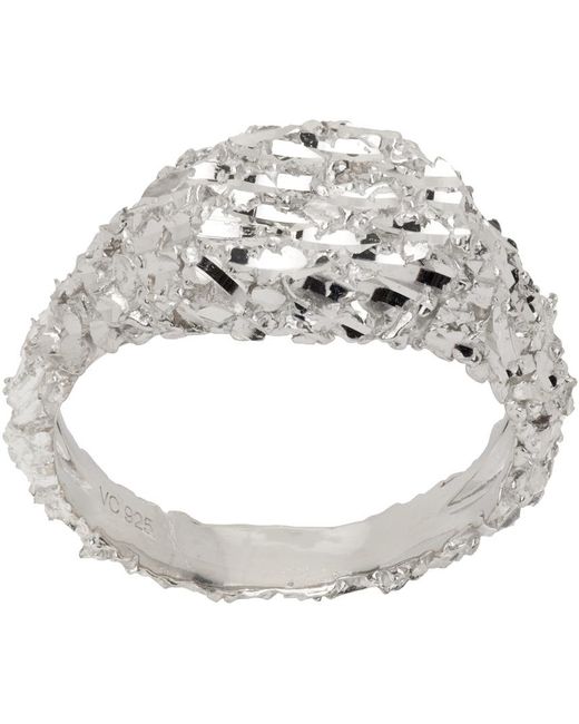 Veneda Carter Metallic Ssense Exclusive Vc001 Ring for men