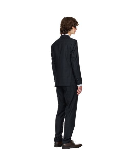 Boss Black Checkered Suit for men