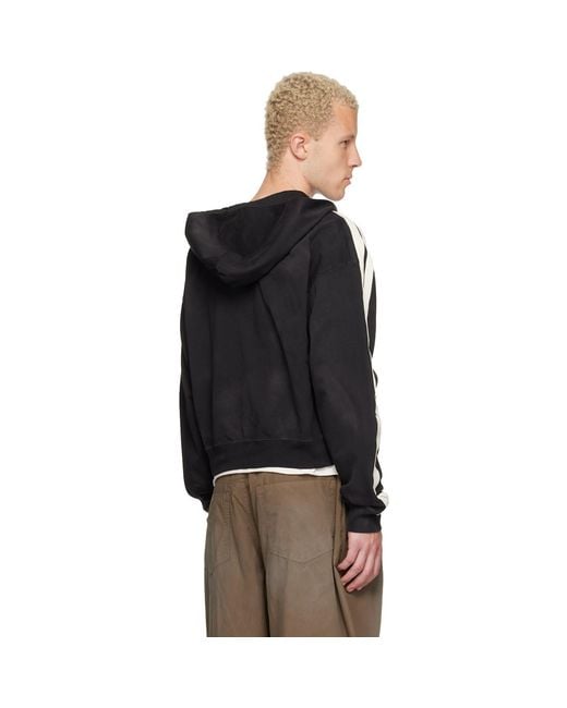 424 Black Academy Hoodie for men