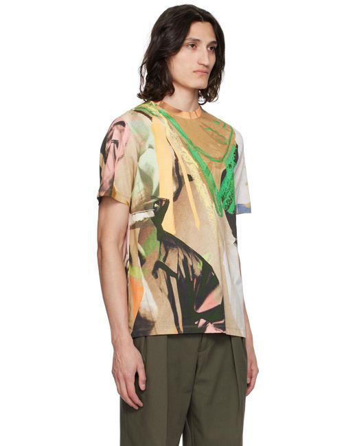 Paul Smith Black Life Drawing T-Shirt for men