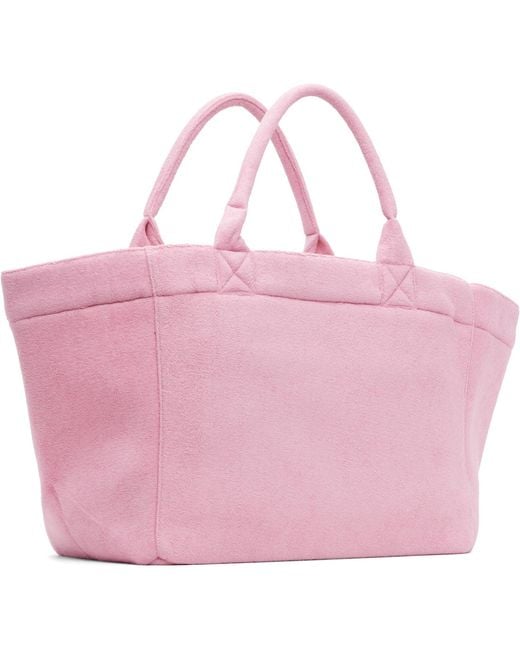 Ganni Pink Reversible Xxl Tote