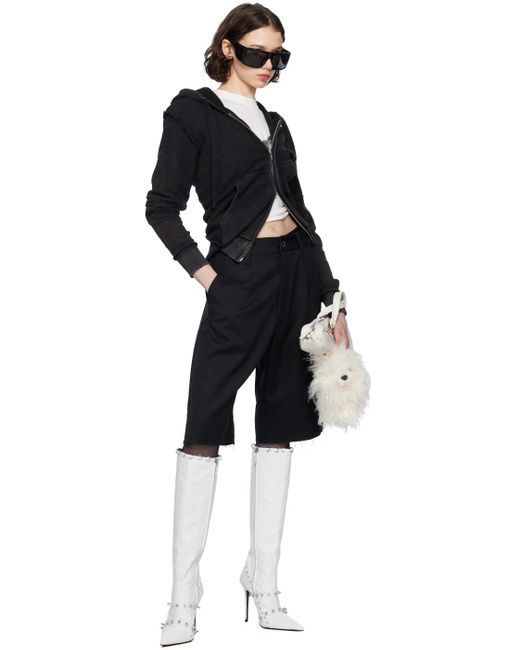 vaquera インサイドアウトツイストフーディー