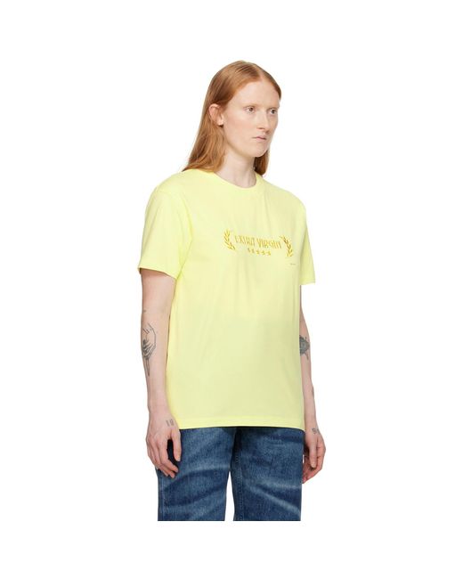 Eytys Yellow Leon 'extra Virgin' T-shirt