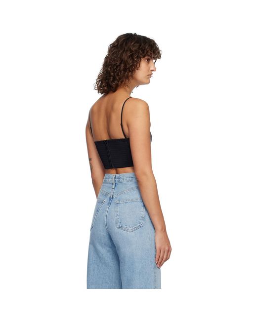 Staud Black Federico Camisole