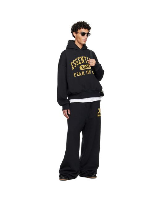 Fear Of God Black Holiday Classic Hoodie for men
