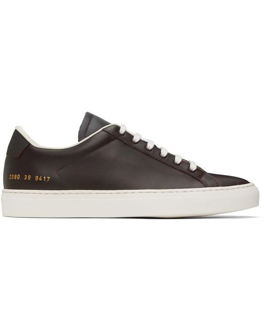 Common Projects Black Retro Sneakers for men