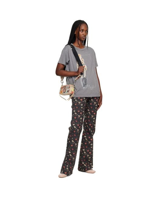 Marc Jacobs Black 'The Punk Scribble Snapshot' Bag