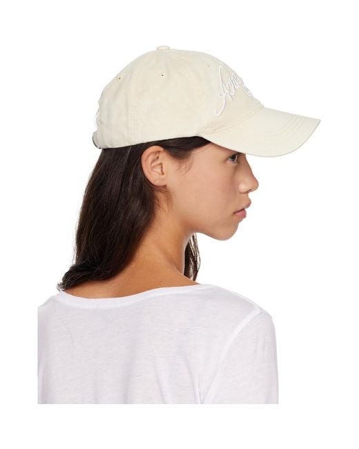 Acne Brown Embroidered-Logo Cap
