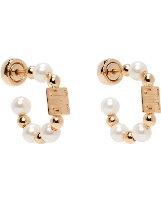 Givenchy Black Rose & 4G Earrings