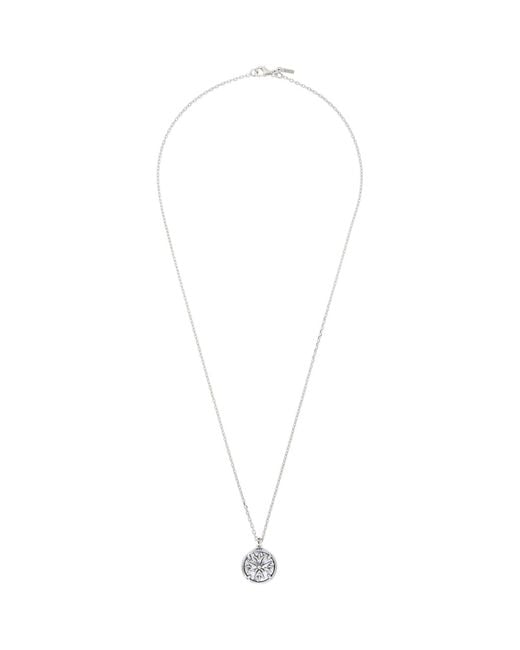 Emanuele Bicocchi Metallic Pendant Necklace for men