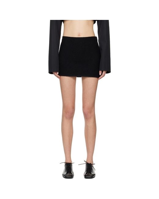 Rier Black Walker Miniskirt