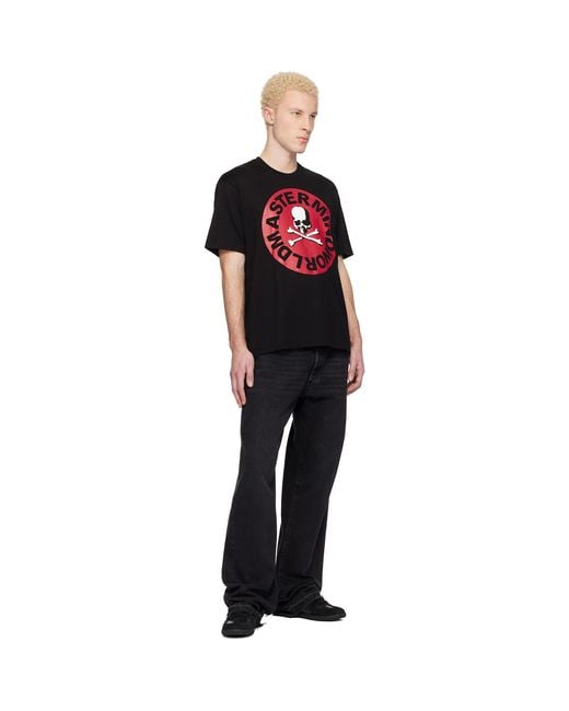 MASTERMIND WORLD Red Mw Circle Ss T-Shirt for men