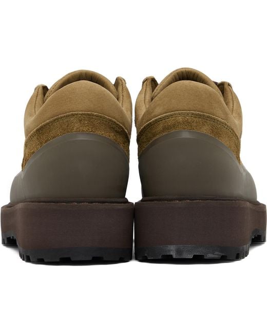 Diemme Brown Khaki Cornaro Due Gomma Boots for men