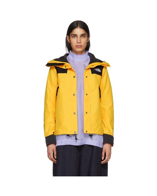 The North Face Satin Yellow And Black Gtx 1990 Mountain Jacket | Lyst