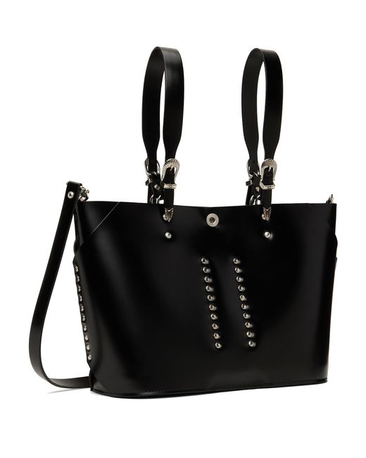 Toga Black Big Leather Tote