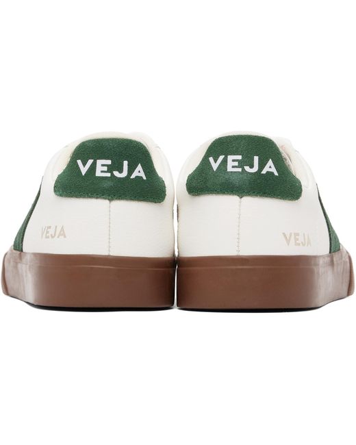 Veja Black Off- Campo Leather Sneakers for men