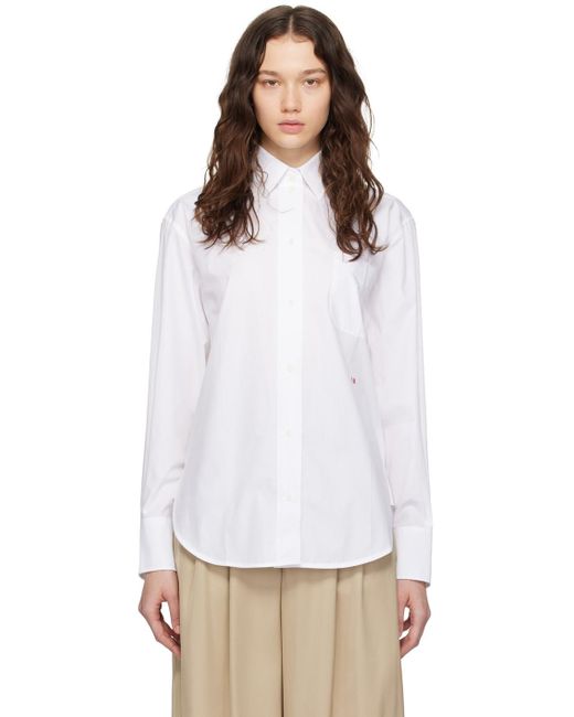 Victoria Beckham White Oversized Shirt