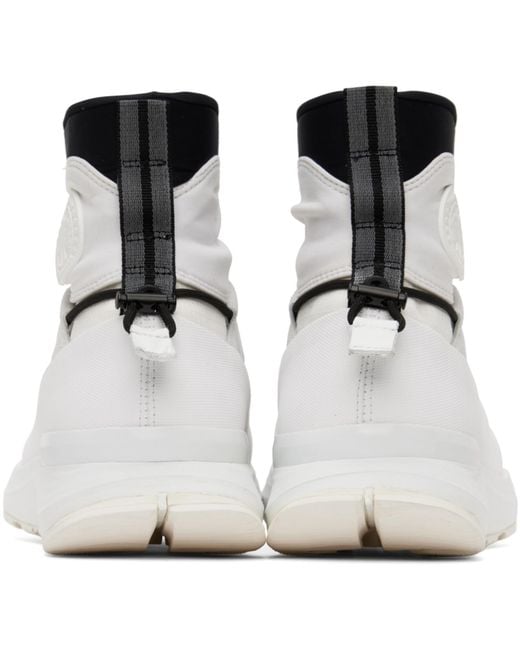 Canada Goose Black White Glacier Trail High Sneakers