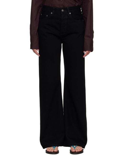 Acne Black 2021F Regular Fit Jeans