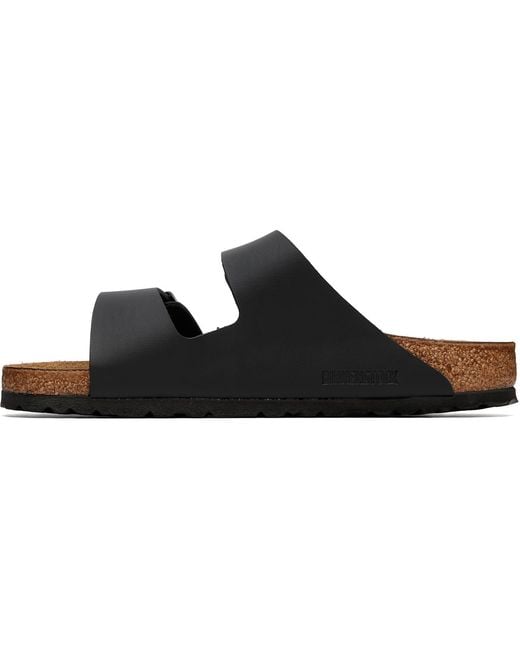 Birkenstock Black Regular Arizona Sandals for men