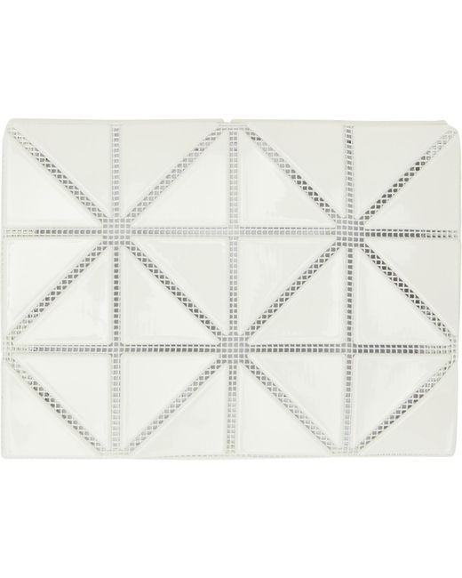 Issey Miyake White Card Wallet
