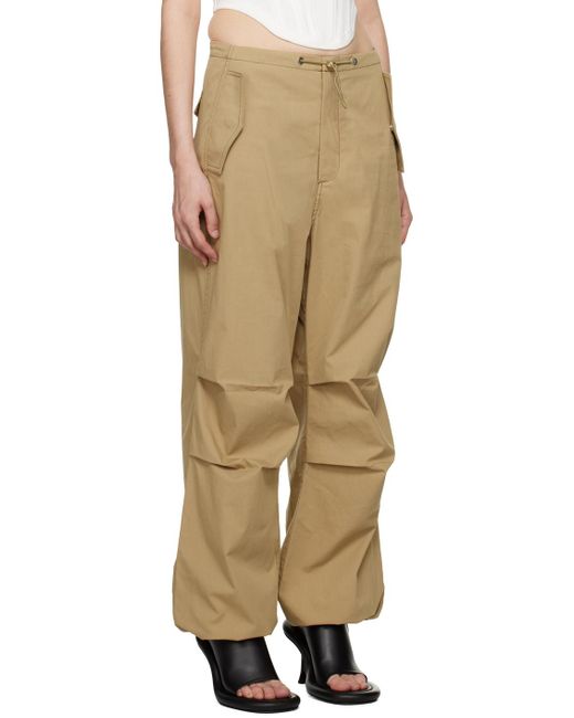 Dion Lee Natural toggle Parachute Trousers