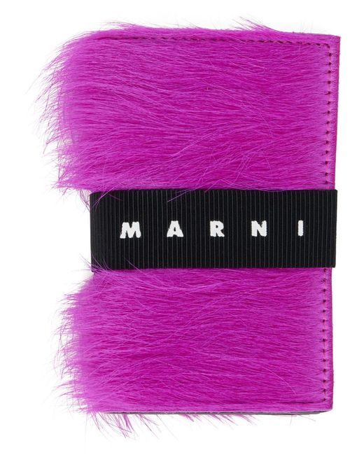 Marni Pink Tri-fold Wallet for men