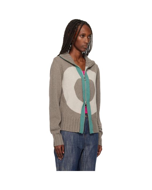 Edward Cuming Black Vortex Window Sweater