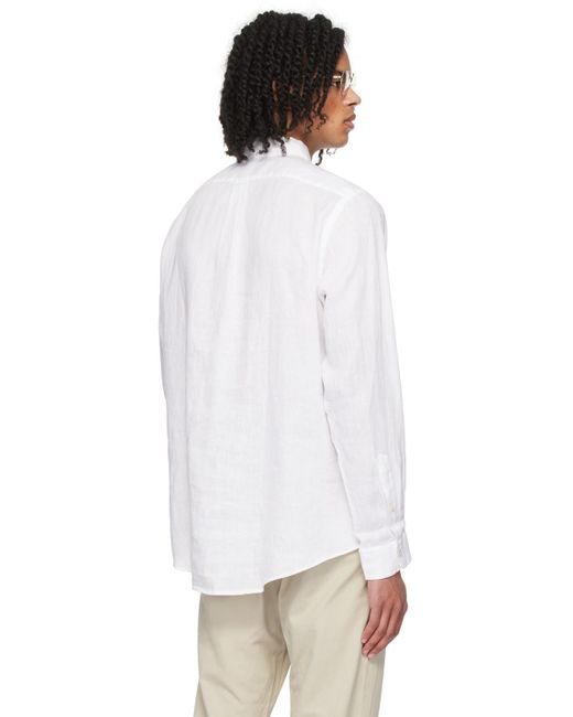 Polo Ralph Lauren White Lightweight Shirt for men
