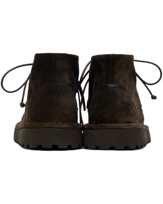 Marsèll Black Brown Gomme Sancrispa Alta Boots