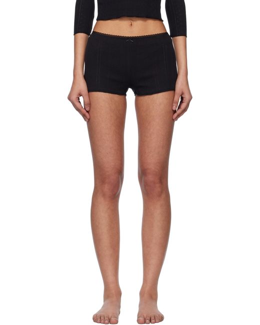 Cou Cou Black 'The Teeny Tiny' Shorts