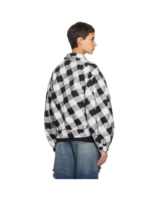 Adererror Black Check Jacket