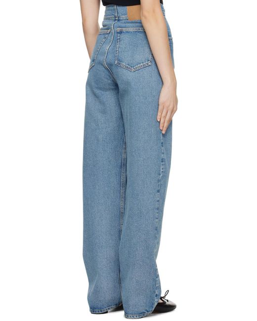 MM6 by Maison Margiela Blue Loose-fit Jeans