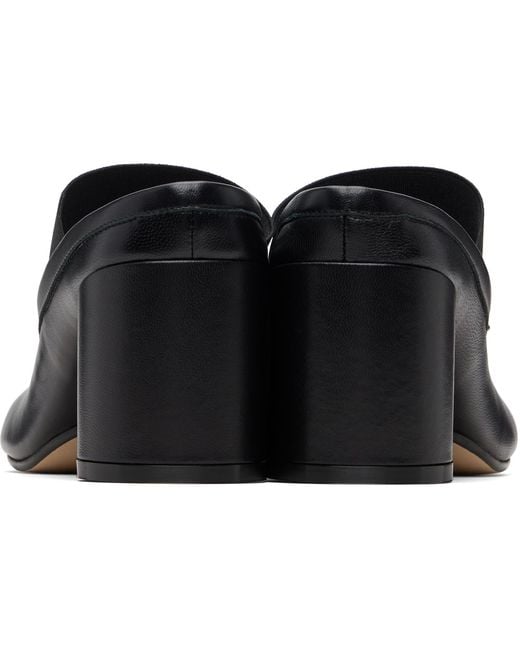 MM6 by Maison Margiela Black Anatomic Numeric Heels