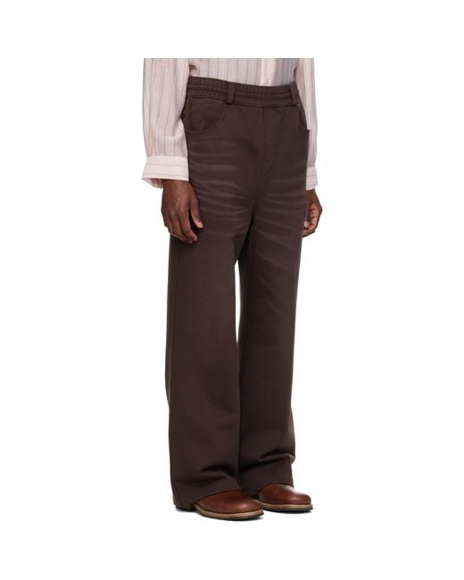 MMIC Brown Decay Sweatpants for men